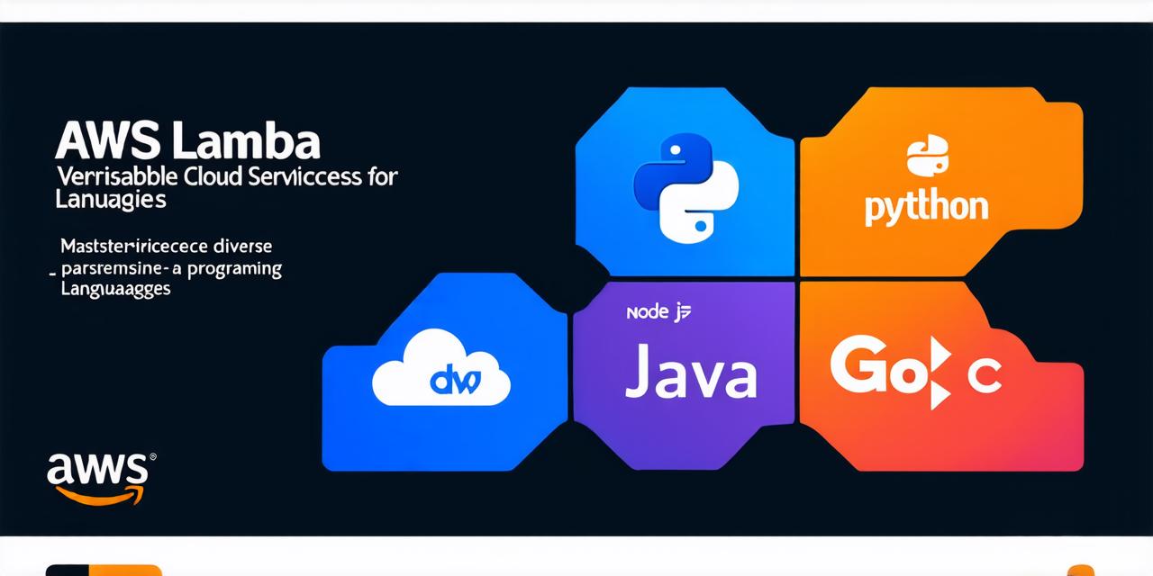 Which programming languages does the aws lambda service api support